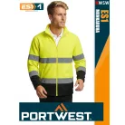 Portwest ES1 HVYELLOW technikai polár kabát - munkaruha