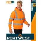 Portwest ES1 HVORANGE technikai kapucnis pulóver - munkaruha