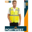 Portwest ES1 HVYELLOW technikai láthatósági háthálós mellény - munkaruha