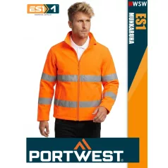 Portwest ES1 HVORANGE technikai softshell kabát - munkaruha