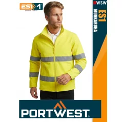 Portwest ES1 HVYELLOW technikai softshell kabát - munkaruha