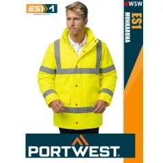   Portwest ES1 HVYELLOW technikai bélelt télikabát - munkaruha