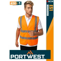   Portwest ES1 HVORANGE technikai láthatósági mellény - munkaruha