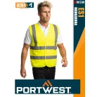 Portwest ES1 HVYELLOW technikai láthatósági mellény - munkaruha