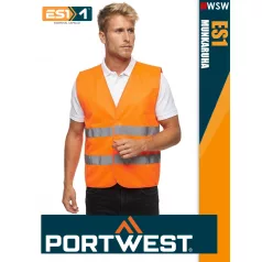   Portwest ES1 HVORANGE technikai láthatósági mellény - munkaruha