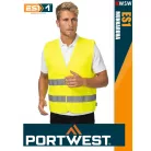 Portwest ES1 HVYELLOW technikai láthatósági mellény - munkaruha