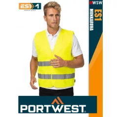   Portwest ES1 HVYELLOW technikai láthatósági mellény - munkaruha