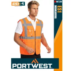   Portwest ES1 HVORANGE technikai láthatósági mellény - munkaruha
