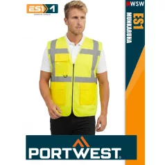   Portwest ES1 HVYELLOW technikai láthatósági mellény - munkaruha