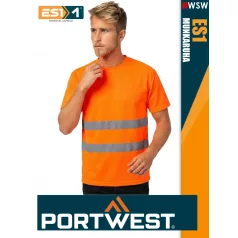   Portwest ES1 HVORANGE technikai környakas láthatósági póló - munkaruha