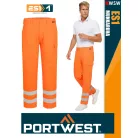 Portwest ES1 HVORANGE technikai kevertszálas láthatósági deréknadrág - munkaruha