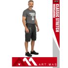 Artmas CLASSIC GRAPHITE technikai kevertszálas kopásálló rövid munkanadrág - munkaruha