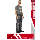 Artmas CLASSIC GRAPHITE technikai kevertszálas kopásálló munkanadrág - munkaruha