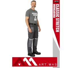   Artmas CLASSIC GRAPHITE technikai kevertszálas kopásálló munkanadrág - munkaruha