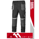 Artmas CLASSIC GRAPHITE technikai kevertszálas kopásálló munkanadrág - munkaruha