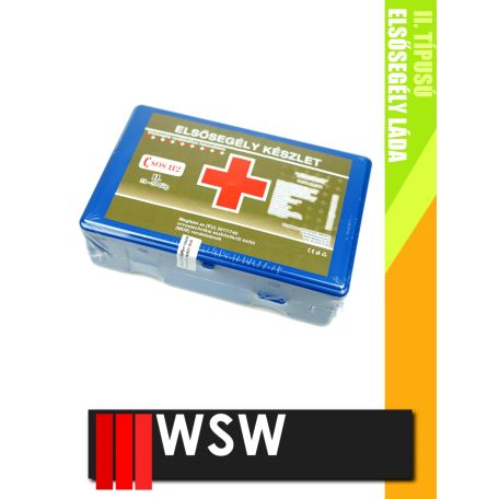 Mentődoboz II. ÜZEMI 31-50 főre alkalmas egészségügyi elsősegély doboz