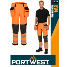 Portwest DX4 ORANGEHV prémium bélelt láthatósági munkakabát - munkaruha