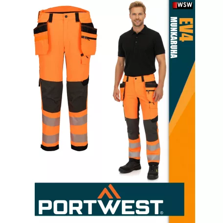 Portwest DX4 ORANGEHV prémium bélelt láthatósági munkakabát - munkaruha