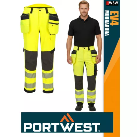 Portwest DX4 ORANGEHV prémium bélelt láthatósági munkakabát - munkaruha