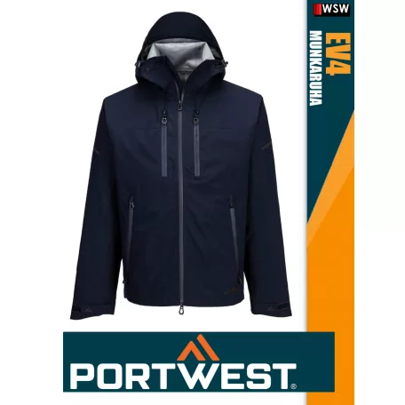Portwest EV4 NAVY prémium shell vízálló kabát - munkaruha