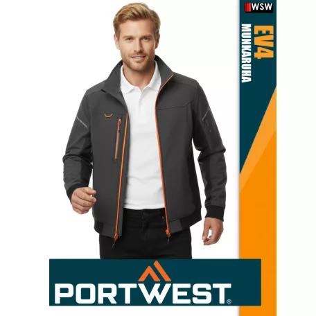 Portwest EV4 MOLE prémium softshell bomber kabát - munkaruha