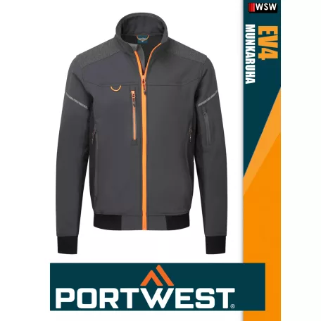 Portwest EV4 MOLE prémium softshell bomber kabát - munkaruha