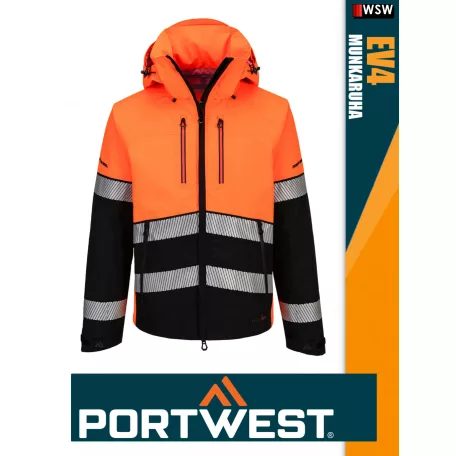 Portwest DX4 ORANGEHV prémium bélelt láthatósági munkakabát - munkaruha