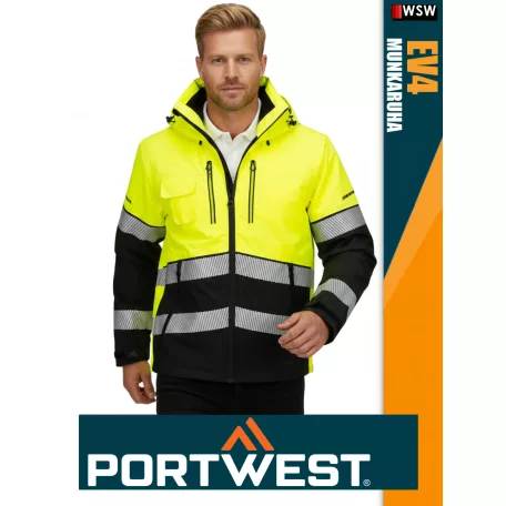 Portwest DX4 ORANGEHV prémium bélelt láthatósági munkakabát - munkaruha