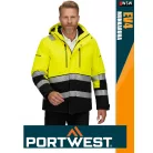 Portwest DX4 ORANGEHV prémium bélelt láthatósági munkakabát - munkaruha