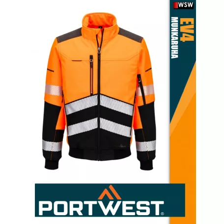 Portwest DX4 ORANGEHV prémium bélelt láthatósági munkakabát - munkaruha