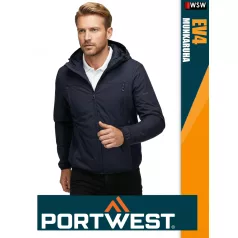 Portwest EV4 NAVY prémium bélelt hibrid kabát - munkaruha