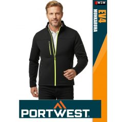   Portwest EV4 BLACK prémium technikai polár kabát - munkaruha