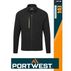   Portwest EV4 BLACK prémium texturált polár kabát - munkaruha