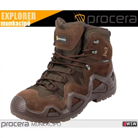 Procera EXPLORER BROWN O2 taktikai vízálló munkacipő - munkabakancs