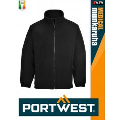 Portwest MEDICAL BLACK ARAN férfi polár kabát - munkaruha