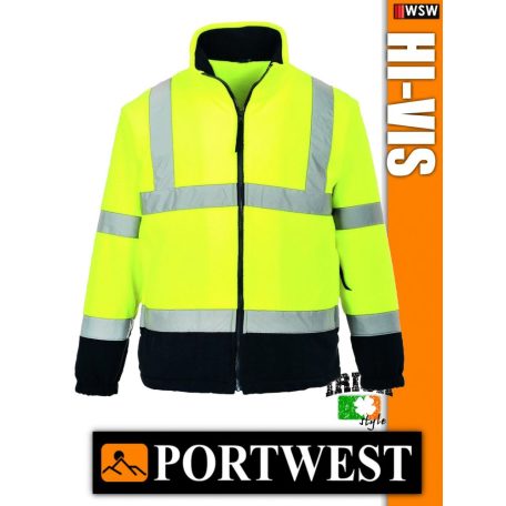 Portwest HI-VIS jól láthatósági polár pulóver - munkaruha