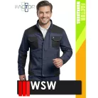 WSW FACTOR NAVY technikai rugalmas anyagú férfi munkakabát - munkaruha