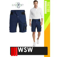   WSW FACTOR NAVY technikai rugalmas anyagú férfi rövidnadrág - munkaruha