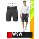WSW FACTOR GREY technikai rugalmas anyagú férfi rövidnadrág - munkaruha