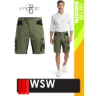 WSW FACTOR GREEN technikai rugalmas anyagú férfi rövidnadrág - munkaruha