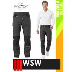   WSW FACTOR GREY technikai rugalmas anyagú férfi deréknadrág - munkaruha