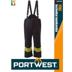   Portwest FIRE technikai lángálló tűzoltó kantárosnadrág- munkaruha