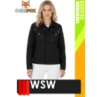 WSW OGRIFOX BLACK technikai kevertszálas női munkakabát - munkaruha