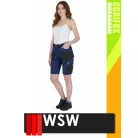 WSW OGRIFOX NAVY technikai kevertszálas női rövid nadrág - munkaruha
