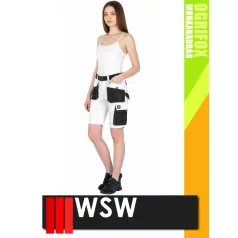   WSW OGRIFOX WHITE technikai kevertszálas női rövid nadrág - munkaruha