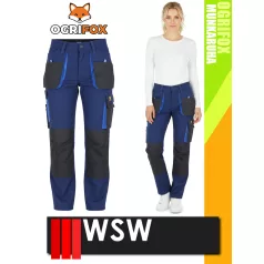   WSW OGRIFOX NAVY technikai kevertszálas női derék nadrág - munkaruha