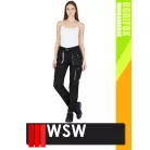 WSW OGRIFOX BLACK technikai kevertszálas női derék nadrág - munkaruha