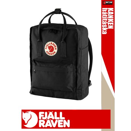 Fjallraven KANKEN BLACK technikai 16 literes hátizsák - hátitáska