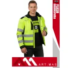 Artmas HI-VIS YELLOW FLASH technikai kabát - munkaruha