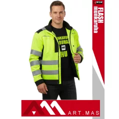 Artmas HI-VIS YELLOW FLASH technikai kabát - munkaruha